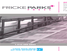 Tablet Screenshot of fricke-parks.com